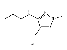 N-isobutyl-1,4-dimethyl-1H-pyrazol-3-amine Structural