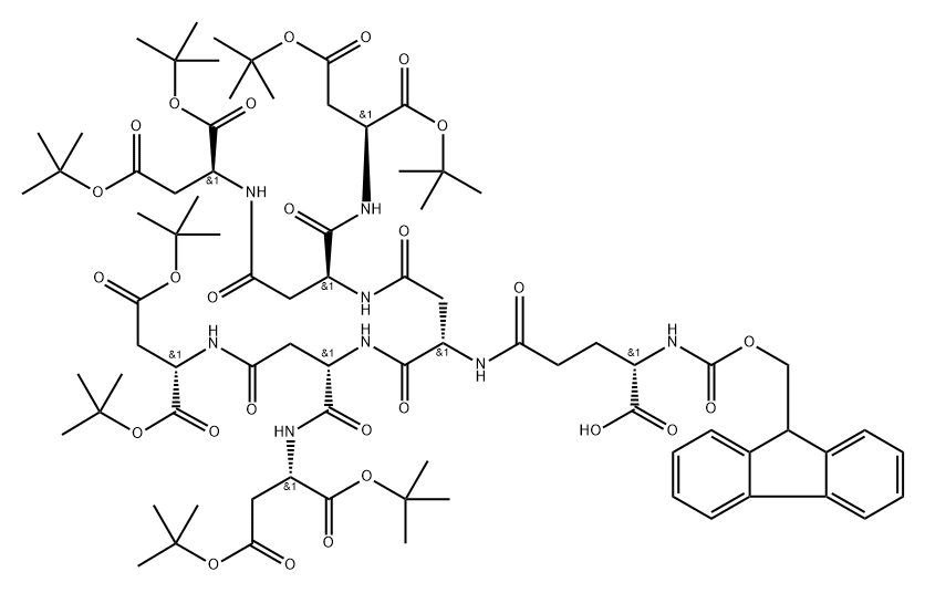 Fmoc-Glu(AspG3)-OH Structural