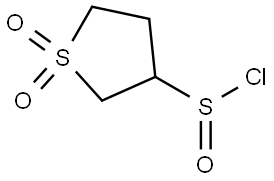 1,1-Dioxo-1lambda6-thiolane-3-sulfinylchloride Structural