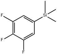 Trimethyl(3,4,5-trifluorophenyl)silane Structural