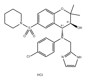 BMS-199264 HYDROCHLORIDE Structural