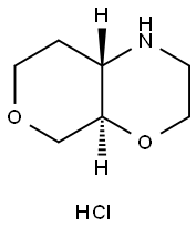 rac-(4aR,8aS)-octahydropyrano[3,4-b][1,4]oxazine hydrochloride Structural