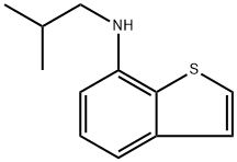 Benzo[b]thiophen-7-amine, N-(2-methylpropyl)- Structural