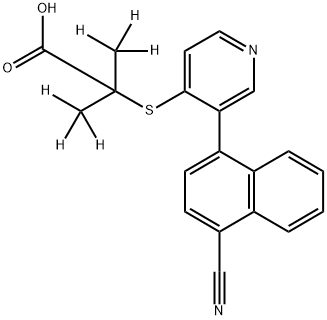 Verinurad-d6 Structural