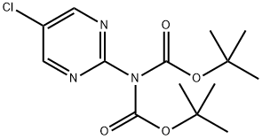 Imidodicarbonic acid, 2-(5-chloro-2-pyrimidinyl)-, 1,3-bis(1,1-dimethylethyl) ester Structural