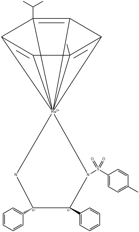 Ruthenium tosyl dpen Structural