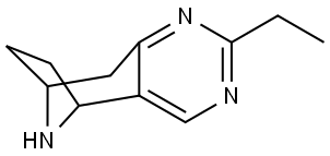 5-Ethyl-4,6,12-triazatricyclo[7.2.1.0,2,7]dodeca-2,4,6-triene Structural