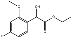 Ethyl 4-fluoro-α-hydroxy-2-methoxybenzeneacetate Structural