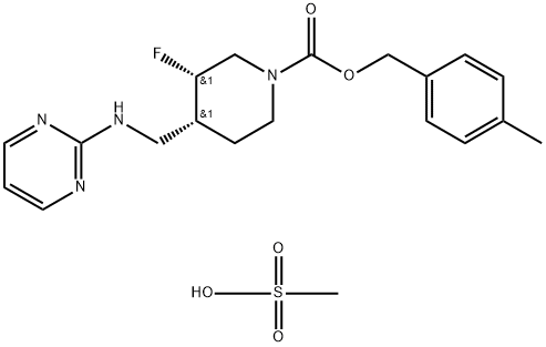Rislenemdaz mesylate Structural