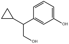 Benzeneethanol, β-cyclopropyl-3-hydroxy- Structural