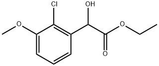 Ethyl 2-chloro-α-hydroxy-3-methoxybenzeneacetate Structural