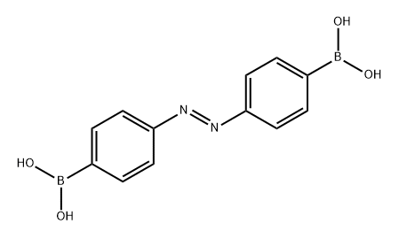 Boronic acid, 2,?2'-?(1,?2-?diazenediyldi-?4,?1-?phenylene)?bis- Structural