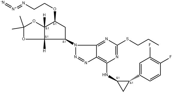 Deshydroxy Azido Ticagrelor Acetonide Structural