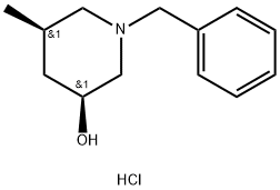 rac-(3R,5S)-1-benzyl-5-methylpiperidin-3-ol hydrochloride, cis Structural