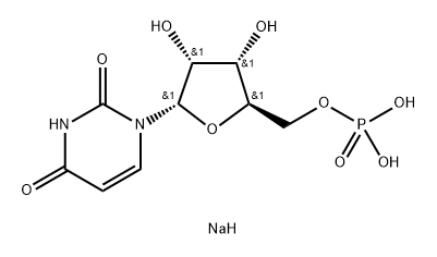 Uracil, 1-α-D-ribofuranosyl-, 5'-(dihydrogen phosphate), disodium salt (8CI) Structural