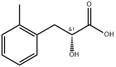 Benzenepropanoic acid, α-hydroxy-2-methyl-, (αR)- Structural