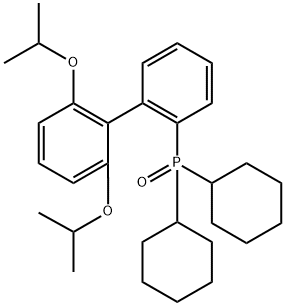 dicyclohexyl(2',6'-diisopropoxybiphenyl-2-yl)phosphine oxide Structural