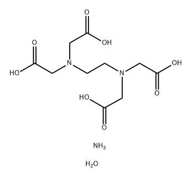 Glycine, N,N'-1,2-ethanediylbis[N-(carboxymethyl)-, diammonium salt, hydrate (9CI) Structural