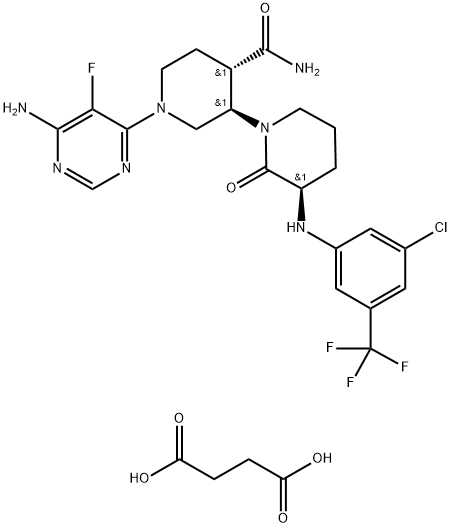 Vecabrutinib succinate Structural
