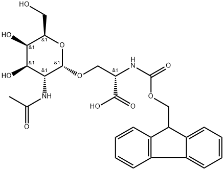 Fmoc-Ser(α-D-Gal- NHAc)-OH Structural