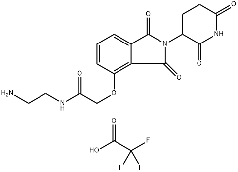 Thalidomide-O-amido-C2-NH2 Structural