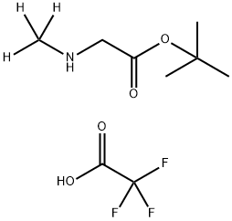 Sarcosine-d3 t-Butyl Ester Trifluoroacetic Acid Salt Structural