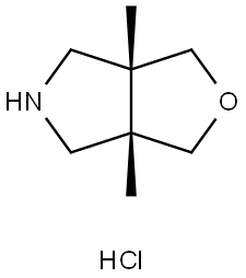 Rel-(3a,6a-dimethyl-hexahydro-1H-furo[3,4-c])pyrrole hydrochloride Structural
