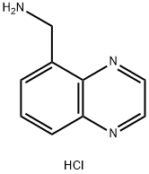 Quinoxalin-5-ylmethanamine hydrochloride Structural