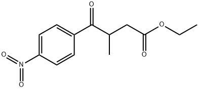 Benzenebutanoic acid, β-methyl-4-nitro-γ-oxo-, ethyl ester Structural