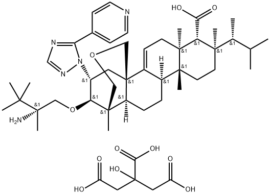Ibrexafungerp citrate Structural