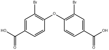 Benzoic acid, 4,4'-oxybis[3-bromo- Structural