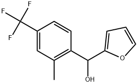 furan-2-yl(2-methyl-4-(trifluoromethyl)phenyl)methanol Structural
