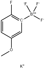 potassium trifluoro(2-fluoro-5-methoxyphenyl)boranuide