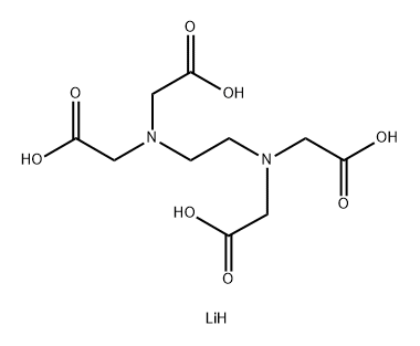 Glycine, N,N'-1,2-ethanediylbis[N-(carboxymethyl)-, tetralithium salt Structural