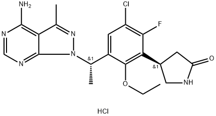Parsaclisib hydrochloride Structural