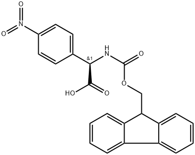 Fmoc-D-Phg(4-NO2)-OH Structural