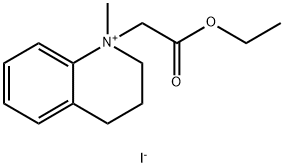Quinolinium, 1-(2-ethoxy-2-oxoethyl)-1,2,3,4-tetrahydro-1-methyl-, iodide (1:1) Structural