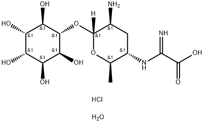 Kasugamycin (hydrochloride hydrate) Structural