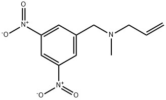 N-Methyl-3,5-dinitro-N-2-propen-1-ylbenzenemethanamine Structural
