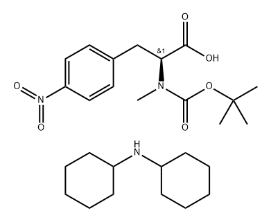 Boc-N-Me-Phe(4-NO2)-OH·DCHA Structural