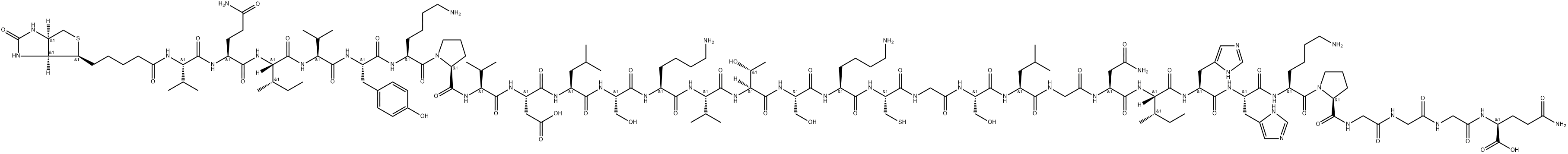 Biotinyl-Tau Peptide (306-336) (Repeat 3 Domain)