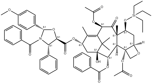 2',3'-O,N-[(S)-(p-Methoxybenzylidene)]-7-O-(triethylsilyl)paclitaxel