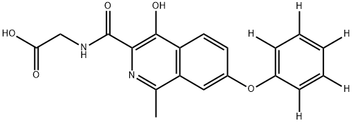 Roxadustat-d5 Structural