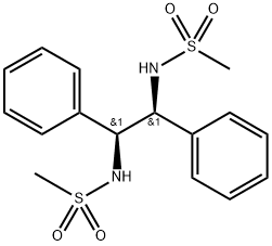 N,N′-[(1S,2S)-1,2-Diphenyl-1,2-ethanediyl]bis[methanesulfonamide] Structural