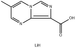 Lithium(1+) ion 3-methylimidazo[1,5-a]pyrimidine-8-carboxylate Structural