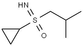 Cyclopropyl(imino)(2-methylpropyl)-lambda6-sulfanone Structural