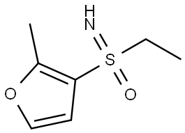 Ethyl(imino)(2-methylfuran-3-yl)-lambda6-sulfanone Structural