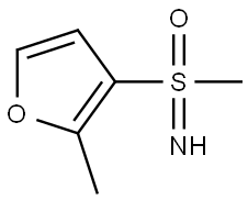 Imino(methyl)(2-methylfuran-3-yl)-λ6-sulfanone Structural