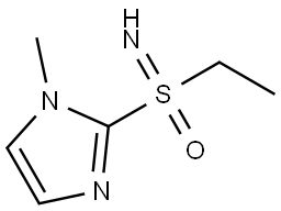 Ethyl(imino)(1-methyl-1H-imidazol-2-yl)-lambda6-sulfanone Structural