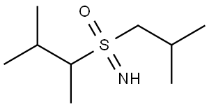 Imino(3-methylbutan-2-yl)(2-methylpropyl)-lambda6-sulfanone Structural